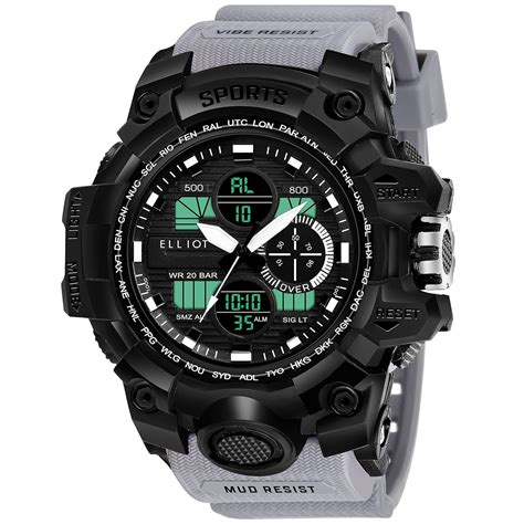 Buy Walrus Analog Digital Men's Watch - Black Dial, Silver Strap ...