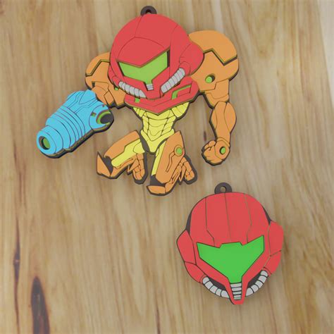 3D file PACK 2 METROID KEY RINGS (STL AND 3MF) 🔑 ・Template to download ...