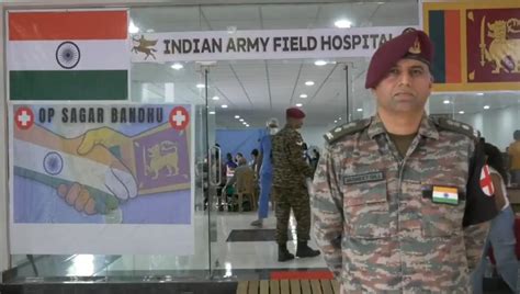 Indian Army sets up full-scale field hospital in flood-hit Sri Lanka ...