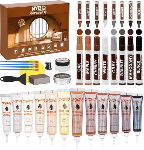 Amazon.com: Wood Furniture Repair Kit- Set of 41 Laminate Vinyl Floor ...