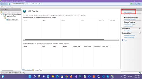 Install the IIS URL Rewrite Module 的图像结果