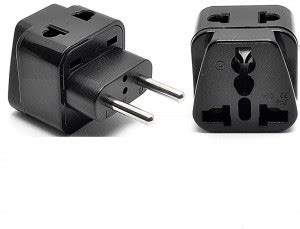 OREI India to Europe, Turkey, Spain (Type C) Travel Adapter Plug - 2 in ...