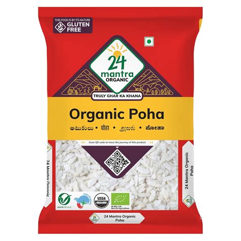 24 Mantra Organic Poha 500g – Chennai Grocers