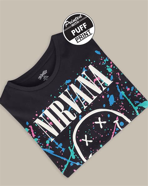 Nirvana Regular Fit Tshirt For Girls – Kidsville