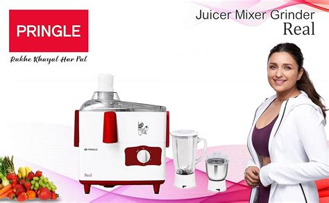 Buy Pringle Real High Efficiency 500 Watt Juicer Mixer Grinder With 2 ...