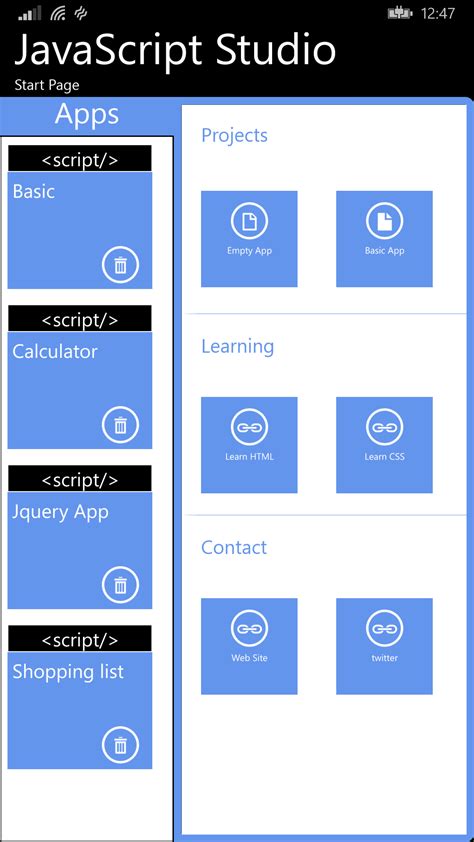 Image result for JavaScript Creating an App