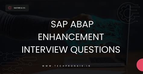 SAP ABAP Enhancement Interview Questions: Essential Tips and Tricks for ...