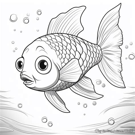 Rainbow Fish Coloring Pages - Free & Printable!