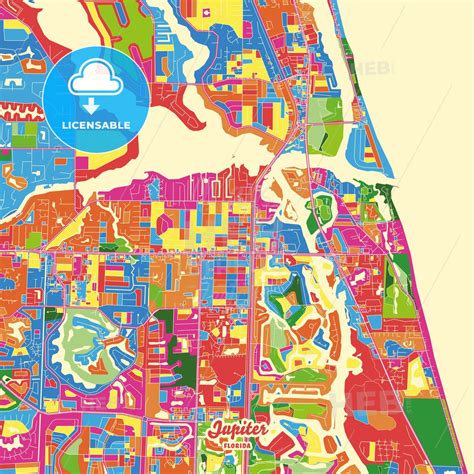 Printable Town Map Of Jupiter Jupiter Map Photos And Images