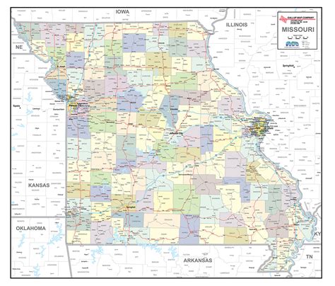 Mo County Map Western Region