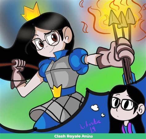 Clash royale princess. by Artastic14 on DeviantArt