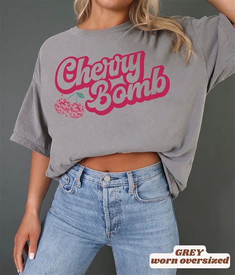 Cherry Bomb Shirt Cherries Tshirt Cherry Tee Cute Cherry Comfort Colors ...