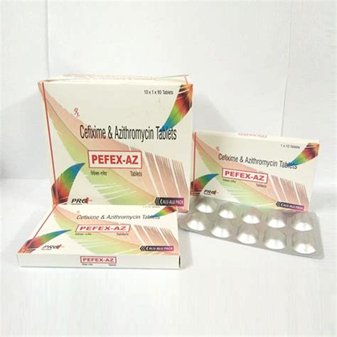 PEFEX-AZ Tablets PRG Pharma Pvt. Ltd.