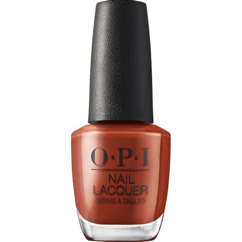 OPI Nail Lacquer Slip Dressed Up | Opaque Dark Red Brown Crème Chip ...