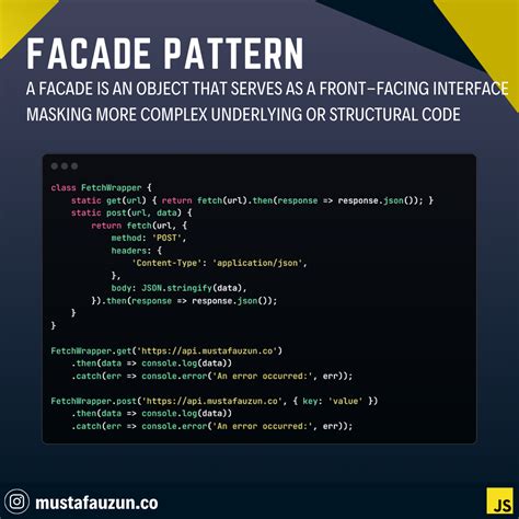 Image result for Facade Design Patterns in JavaScript