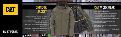Amazon.com: Caterpillar Men's Chinook Waterproof Jacket: Clothing