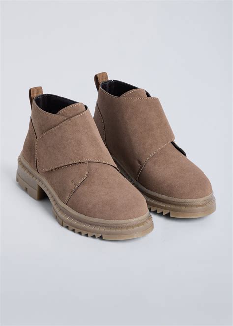 Shop Online Velcro Ankle Length Boots at ₹1049