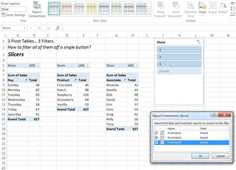 Image result for Excel Pivot Table Using Multiple Worksheets