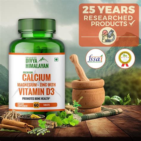 Divya Himalayan Premium Calcium Tablet: Buy 60 T at Gudhealthy– GudHealthy