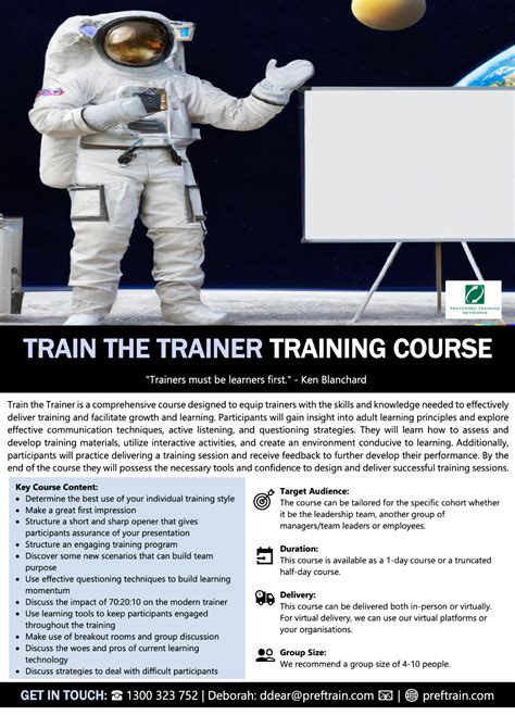 Safety Train The Trainer Courses at Ina Peterson blog