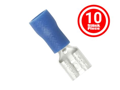 Tube-Town Store - Flat Cable-Plug, Cable Shoe 5,2 x 0,5 mm, Pack of 10