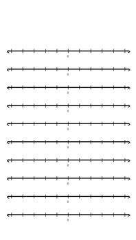 Image result for Number Line Graph Paper