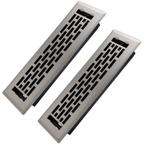 2x10 inches 2 Pack Heavy Duty Steel Walkable Floor Register - Easy ...