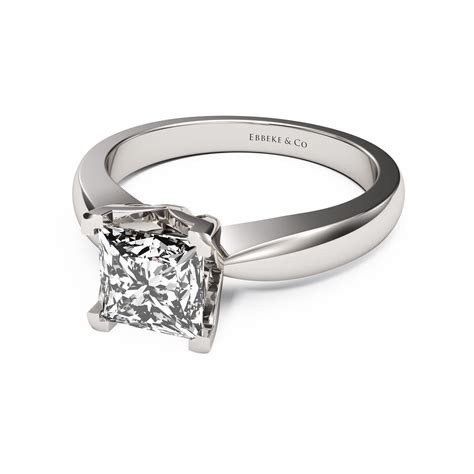 Princess – Platinum Proposal Ring - Ebbeke & Co Jewellers