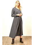 pantaloni donna elena mirò taglie comode con elastico in vita nero