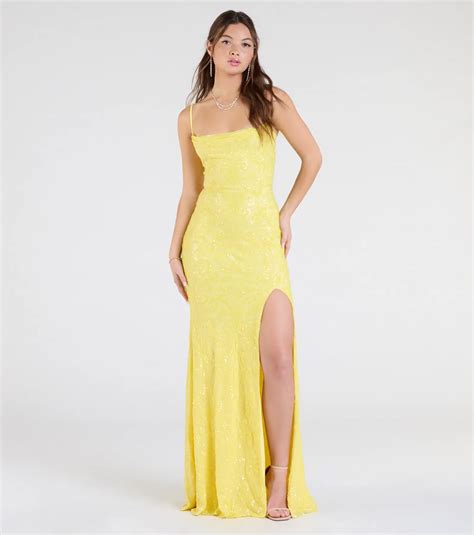 Yellow Prom Dresses