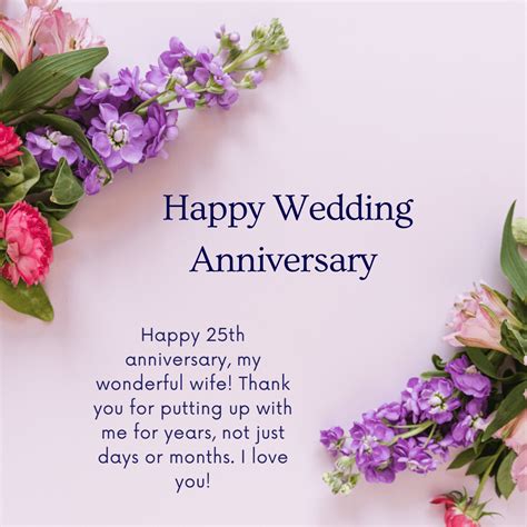 25th Marriage Anniversary Wishes (Latest 77+) : Messages, Quotes ...