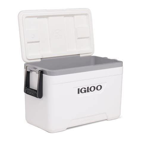 Igloo Wht.Mnscpe Gry.Wht.Blk 25-Quart Insulated Marine Cooler 49550 at ...