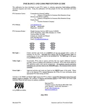 Fillable Online mdpta INSURANCE AND LOSS PREVENTION GUIDE - mdpta.org ...