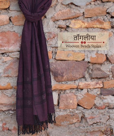 TANGALIYA KALA COTTON STOLE – AMOUNEE - Handloom & Handicraft