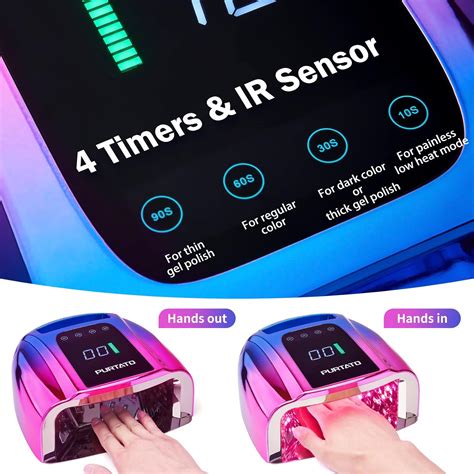 Purtato Professional Rechargeable 96W UV LED Portable India | Ubuy
