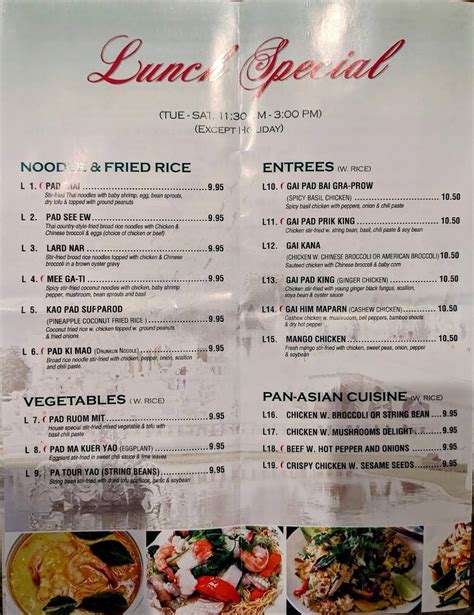 Menu at Basil Leaf Grill restaurant, Baldwin