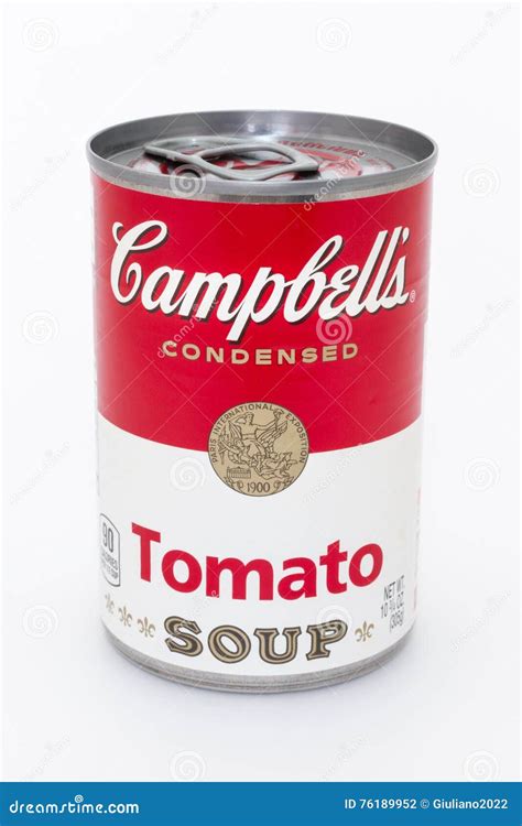 Campbell s tomato soup can editorial photography. Image of american ...