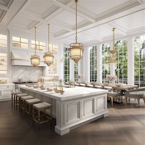 These kitchen blends tradition and modernity seamlessly, creating ...