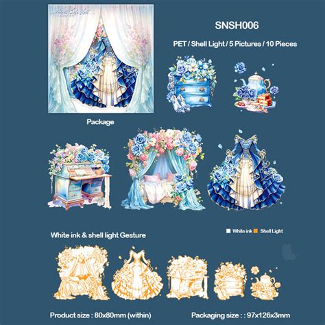 SNSH006 FANTASY LIFEHOUSE SERIES STICKER PACK 10PC – GIFT TO LOVE