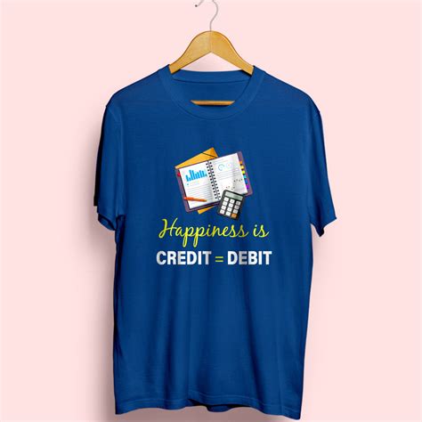 Credit Debit Half Sleeve T-Shirt – Soul & Peace