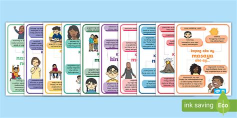 Ang Aking Mga Damdamin Posters | Philippines | Twinkl