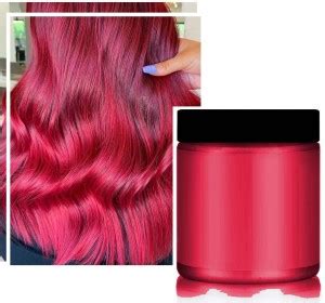EVERERIN Temporary Natural Hairstyle Cream Hair , Red - Price in India ...