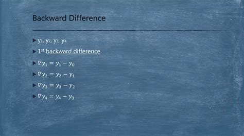 Backward Difference Formula 的图像结果