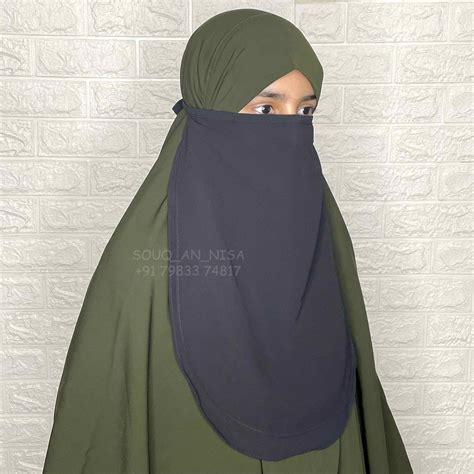 Malaysian Georgette Half Niqabs – Souq an nisa