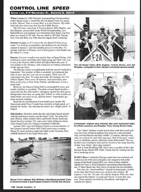 Speed Control Line Model Airplanes 的图像结果