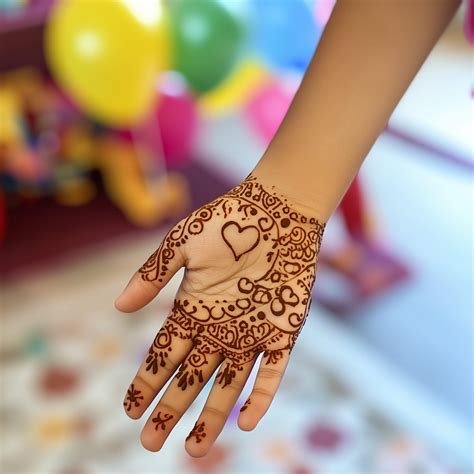 Mehndi Design Easy and Beautiful for Kids by Karnesh Sharma on Mehndi World