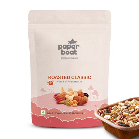 Paper Boat Classic Roasted Nuts, Seeds & Berries Medley, Trail Mix I ...