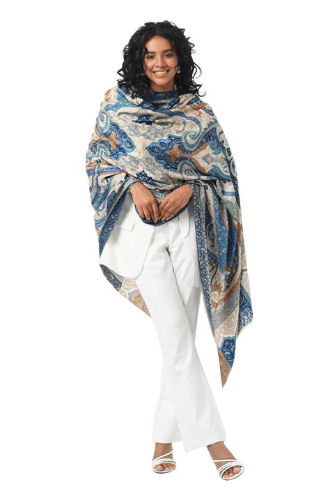 Shop Majestic Paisley Kalamkari Shawl – Taroob.in