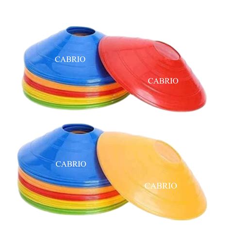 Buy CABRIO Disc Plastic Space Marker Agility Soccer Cones for Training ...