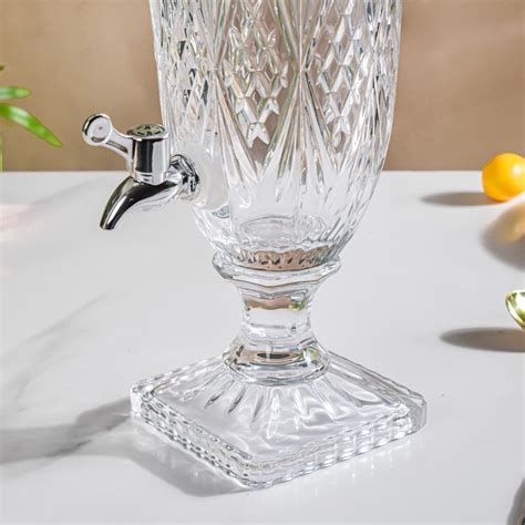 Vintage Textured Glass Water Dispenser Online - Premium Drink Dispenser ...